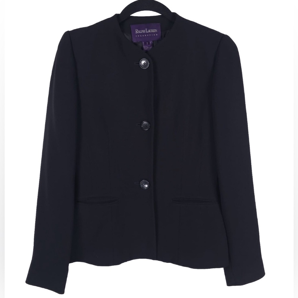RALPH LAUREN COLLECTION PURPLE LABEL ILGWU USA MADE Blazer Jacket Vintage Size 2 - Picture 4 of 14